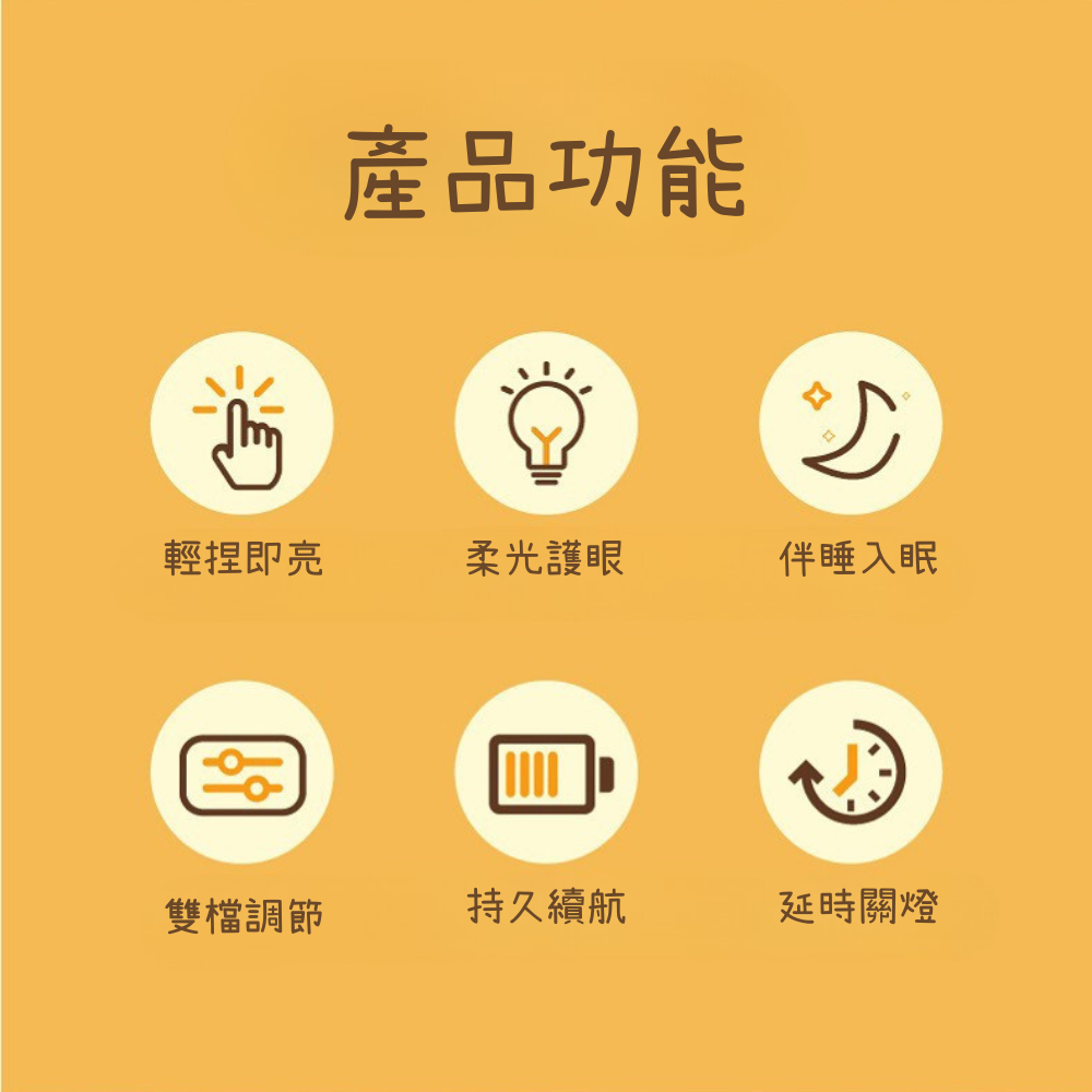 [現貨] 瞇眼熊貓夜燈 床頭書桌送禮-細節圖5