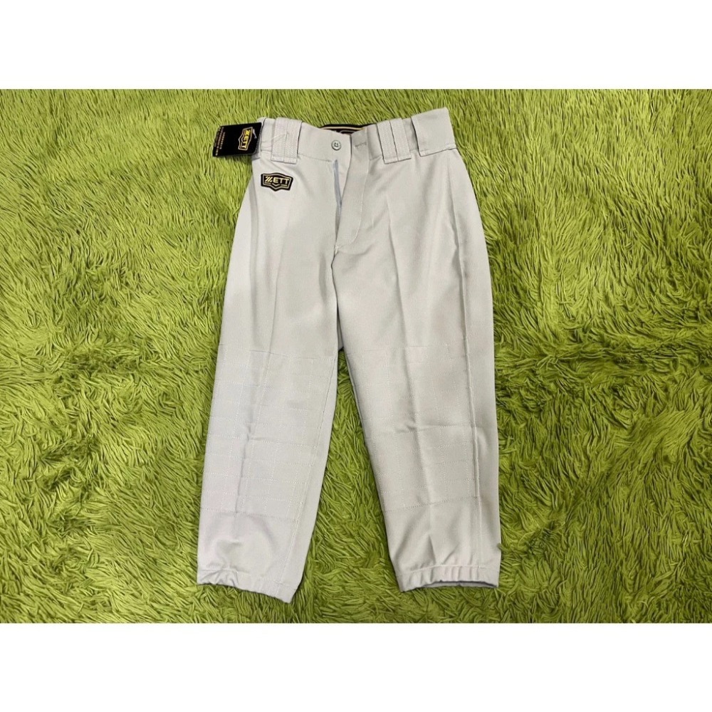 《棒壘用品優惠出清》ZETT 棒壘球褲七分褲 網路價 大人 小孩 兒童 全網最低 BUPT-1077 (白，灰兩色)-細節圖4