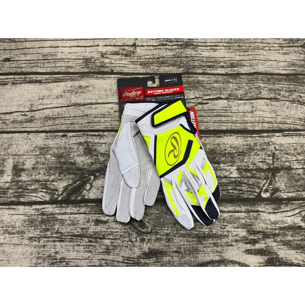《棒壘用品優惠出清》Rawlings Millenia 棒壘球打擊手套 EBG22S01-細節圖3