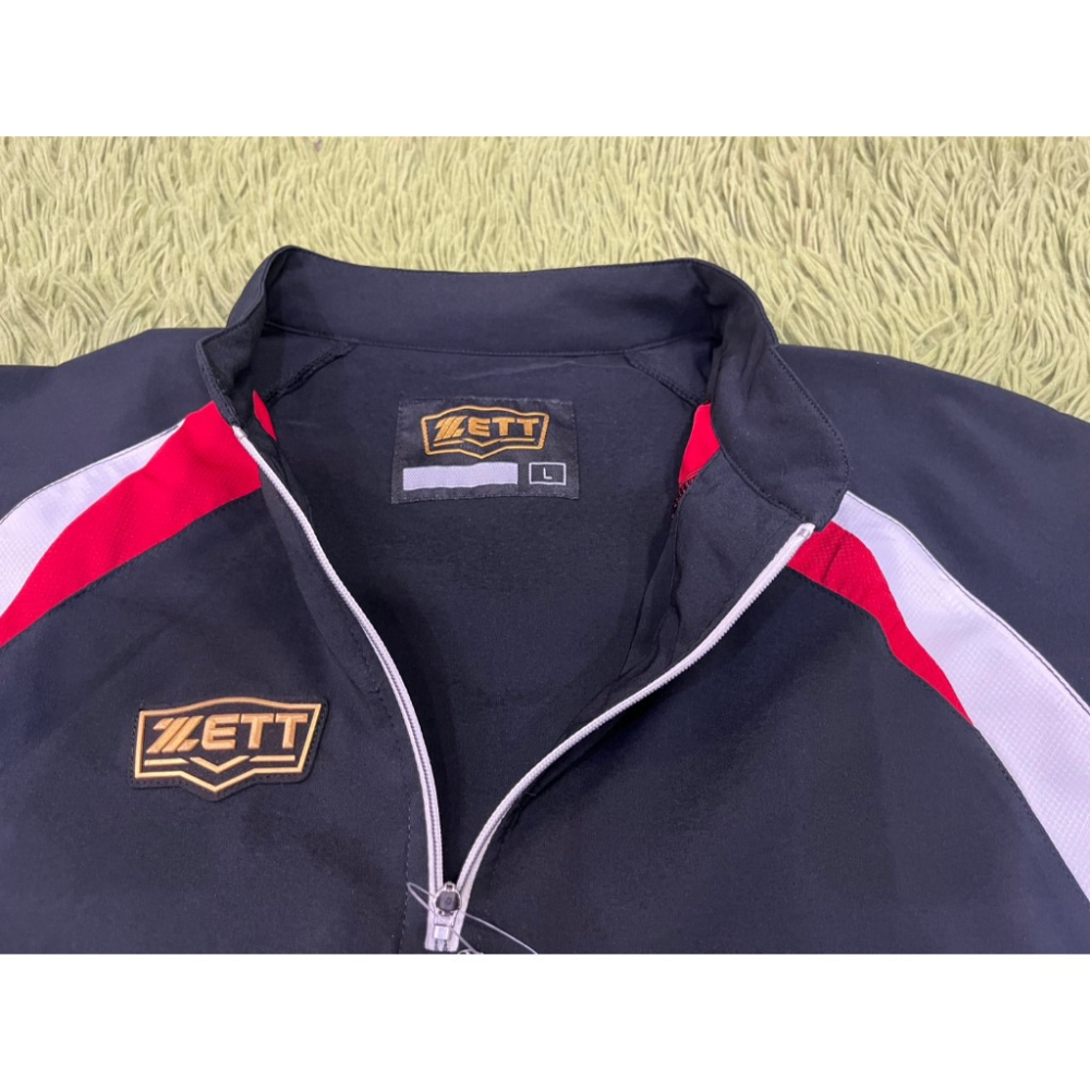 《棒壘用品優惠出清》ZETT 短袖彈性 練習風衣 輕量柔軟 高彈性 訓練服 寬版設計 BOTT-265 (多色)-細節圖4