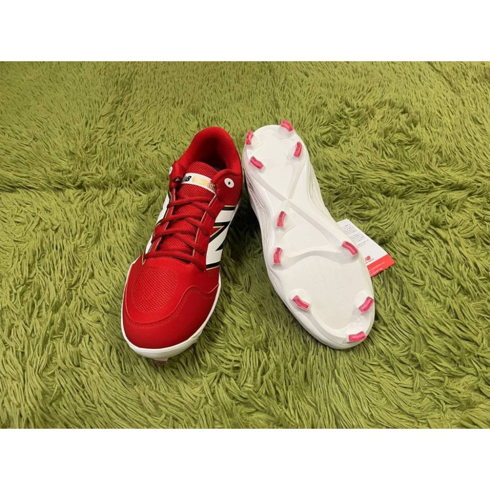 《棒壘用品優惠出清》日本進口 NEW BALANCE 2E 寬楦 壘球 棒球 棒壘球膠釘鞋 PL3000系列-細節圖3