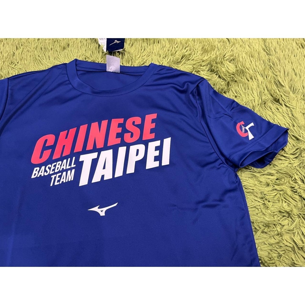 《棒壘用品優惠出清》ＭIZUNO 美金濃 CT 中華隊 棒球 壘球 棒壘球 運動 機能 上衣 12TCDL0216-細節圖3