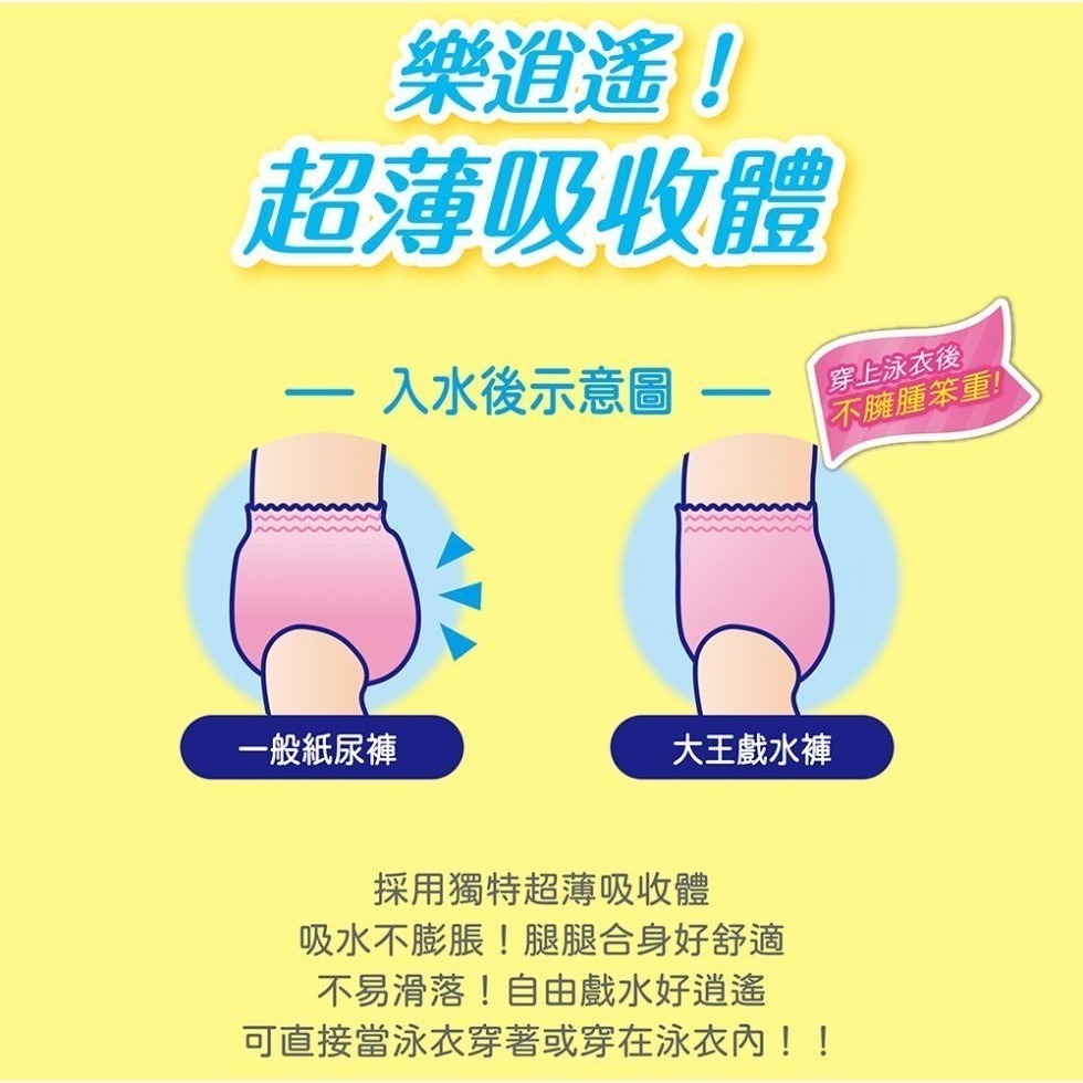 蓁美髮藝『戲水褲』大王 GOO.N 戲水褲X迪士尼系列 戲水褲 游泳褲 游泳專用尿布 寶寶泳褲 玩水褲＊總代理公司正貨＊-細節圖3