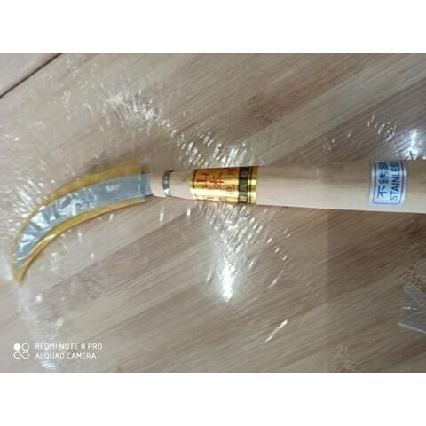 51 白鐵不鏽鋼山木A特選香蕉刀香蕉刀鋒利無比台灣製全長25cm刃長10.5cm山本香蕉刀包香蕉刀割菜割香蕉鐮小白菜刀-細節圖2