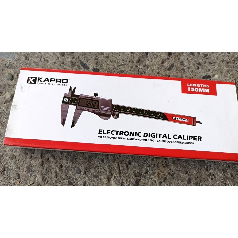 63 比美 日本製 KAPRO以色列 電子游標卡尺 高精準度電子游標卡尺 盒裝6  測量範圍 0-150mm-細節圖3