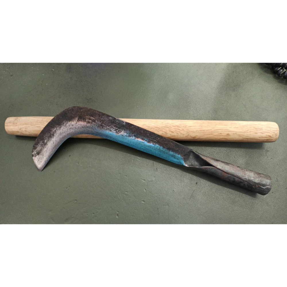 03 母親節特價促銷優惠純手工打造的刀茶葉鐮柳葉鐮註冊商標品質保證 真心推薦有送木柄歐 水里菜刀王的永久信念商品的-細節圖2