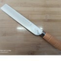 17 特銀鳳梨刀 南部筍刀 片鴨刀 關廟型台灣製全長31公分 刀刃長21CM 台灣製銀鋼鳳梨刀 南部筍刀片鴨刀關廟型-規格圖3