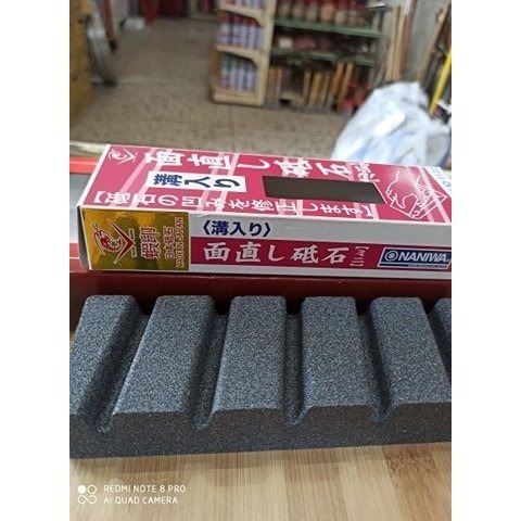 35 正日本製造原廠公司貨Naniwa蝦印修正石整平石修正砥石IO112#60粗細粗石整平適用中目凹面修正磨刀石-細節圖3