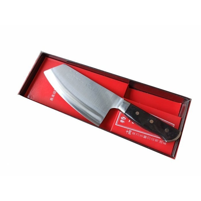 09  口金 v銀3支刀1支剁刀1支切片刀1支水果刀特價刀具組免運費全新一體成型黑鋼刀3合3支特價優惠組母親節特價促銷-細節圖3