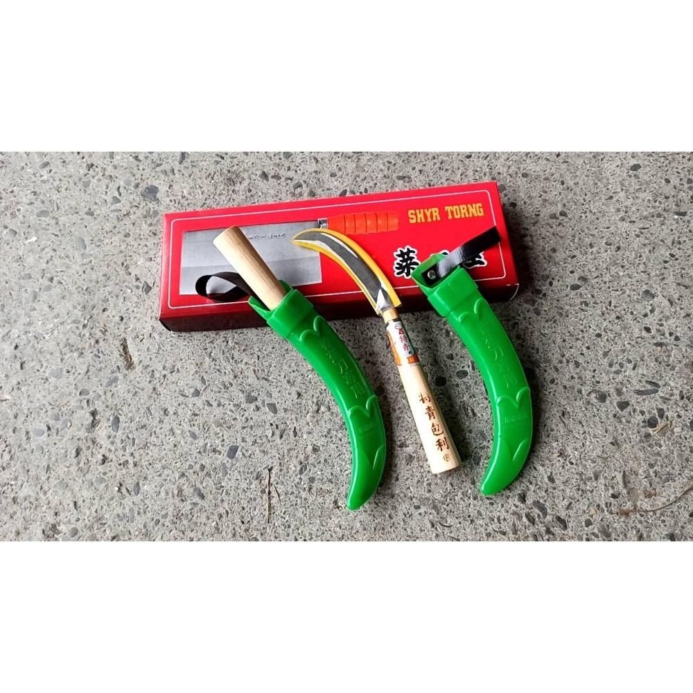 51 一組2支刀 一隻青鋼香蕉刀100元山上的刀 特青 香焦刀 水里菜刀王推薦 鐮刀草格刀籐格刀埔里格 搭配香蕉刀套-細節圖3