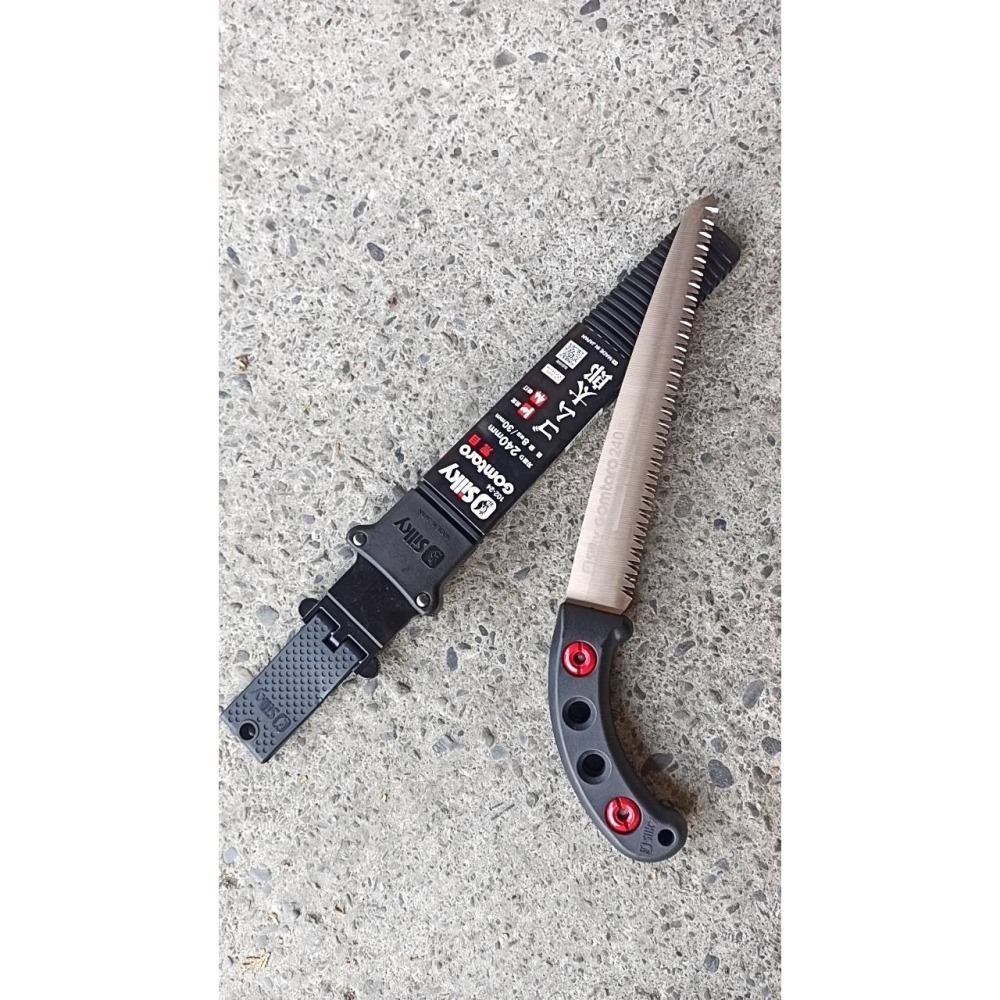 61 日本製造 Silky 荒木目GOMTARO 專業手鋸 240mm大齒Silky 太郎喜樂修枝鋸木工鋸園藝鋸樹鋸-細節圖3