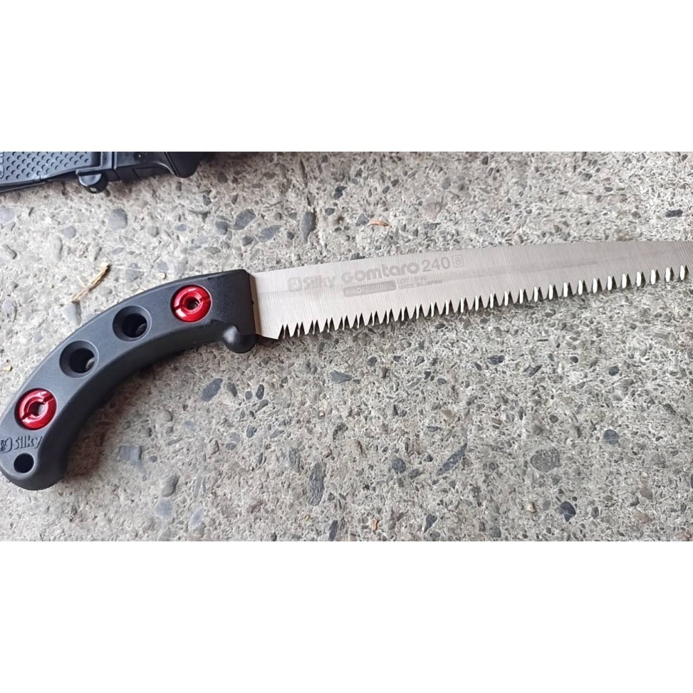 61 日本製造 Silky 荒木目GOMTARO 專業手鋸 240mm大齒Silky 太郎喜樂修枝鋸木工鋸園藝鋸樹鋸-細節圖4