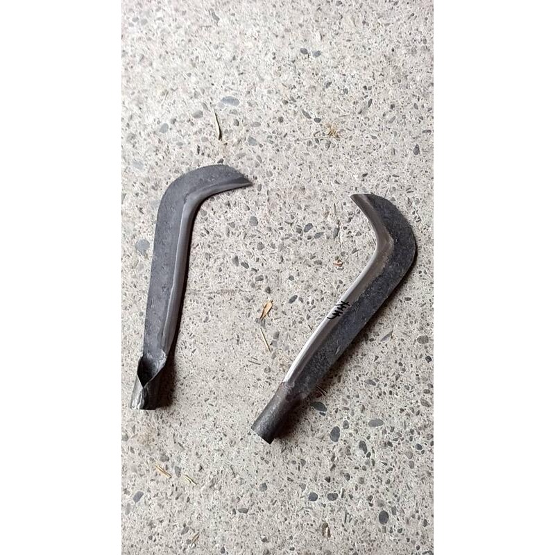 51 手工台灣製訂製 左手刀 反手鐮刀 12兩中厚鐮刀 鍛造 可砍草砍麻竹非常耐用 全長 32公分 刀刃長-細節圖3