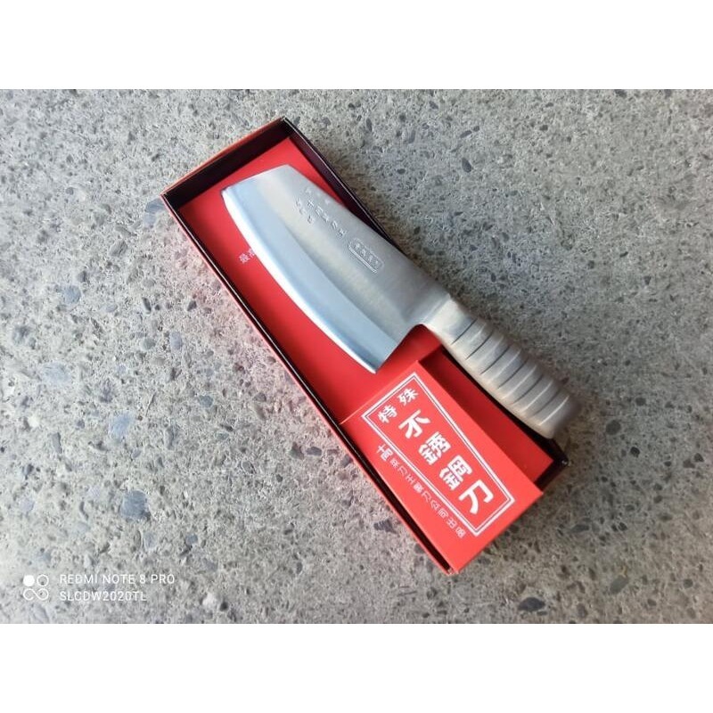07 日本鋼材製青鋼 尖兩用剁刀白鐵不鏽鋼 水里菜刀王推薦 一支只要1300元-細節圖2