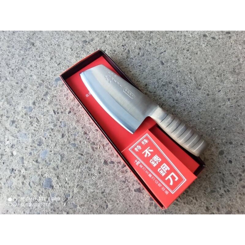 07 日本鋼材製青鋼 尖兩用剁刀白鐵不鏽鋼 水里菜刀王推薦 一支只要1300元-細節圖3