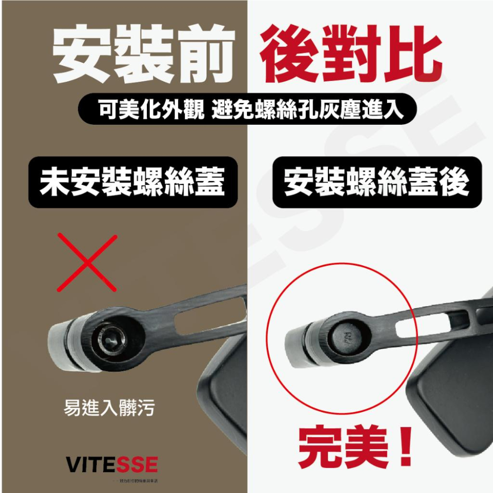 VITESSE 內六角螺絲防水塞蓋 螺絲塞蓋 內六角塞蓋 T型塞蓋 防水塞蓋 螺絲防水塞蓋 M6 M8 M10-細節圖4