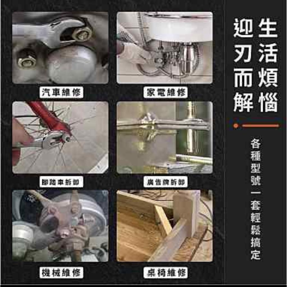 VITESSE 6-24號 6mm~24mm 梅開扳手 梅花板手 梅花扳手 梅開板手 工具 板手 兩用扳手-細節圖5