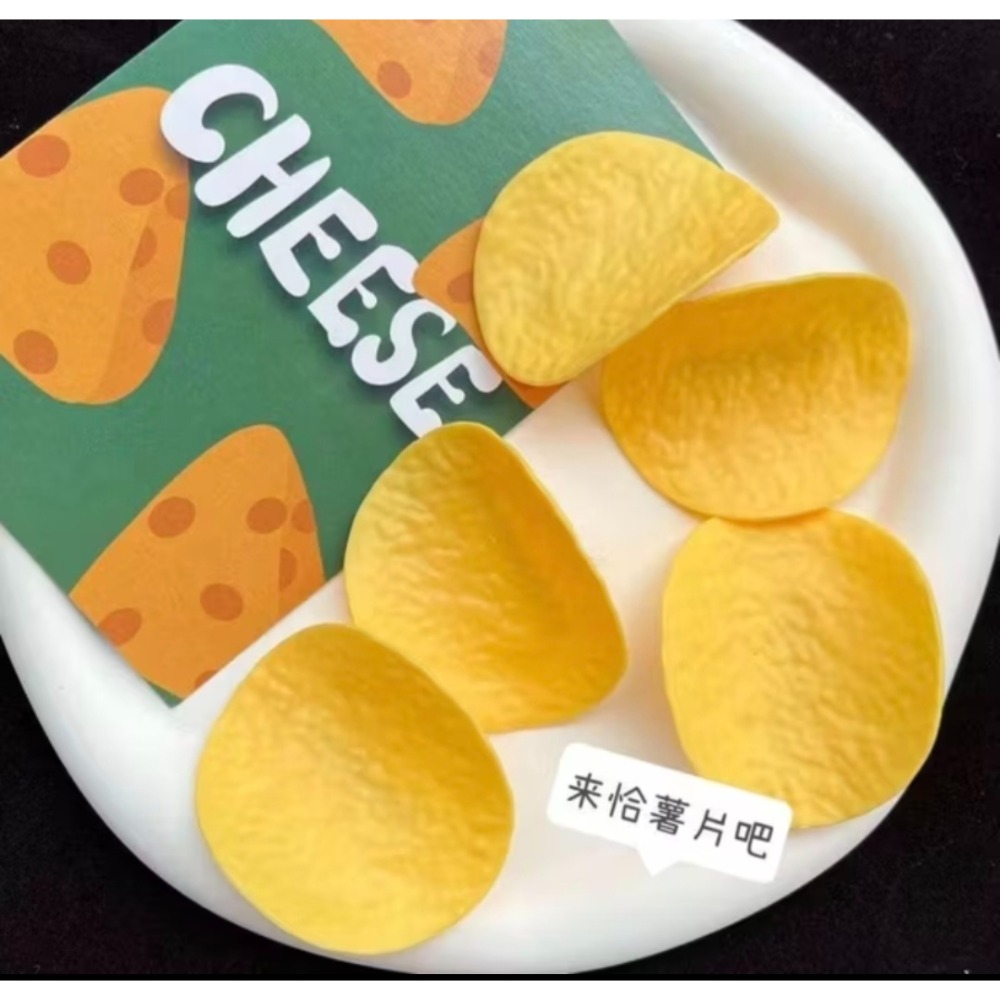 仿真薯片髮夾-細節圖3