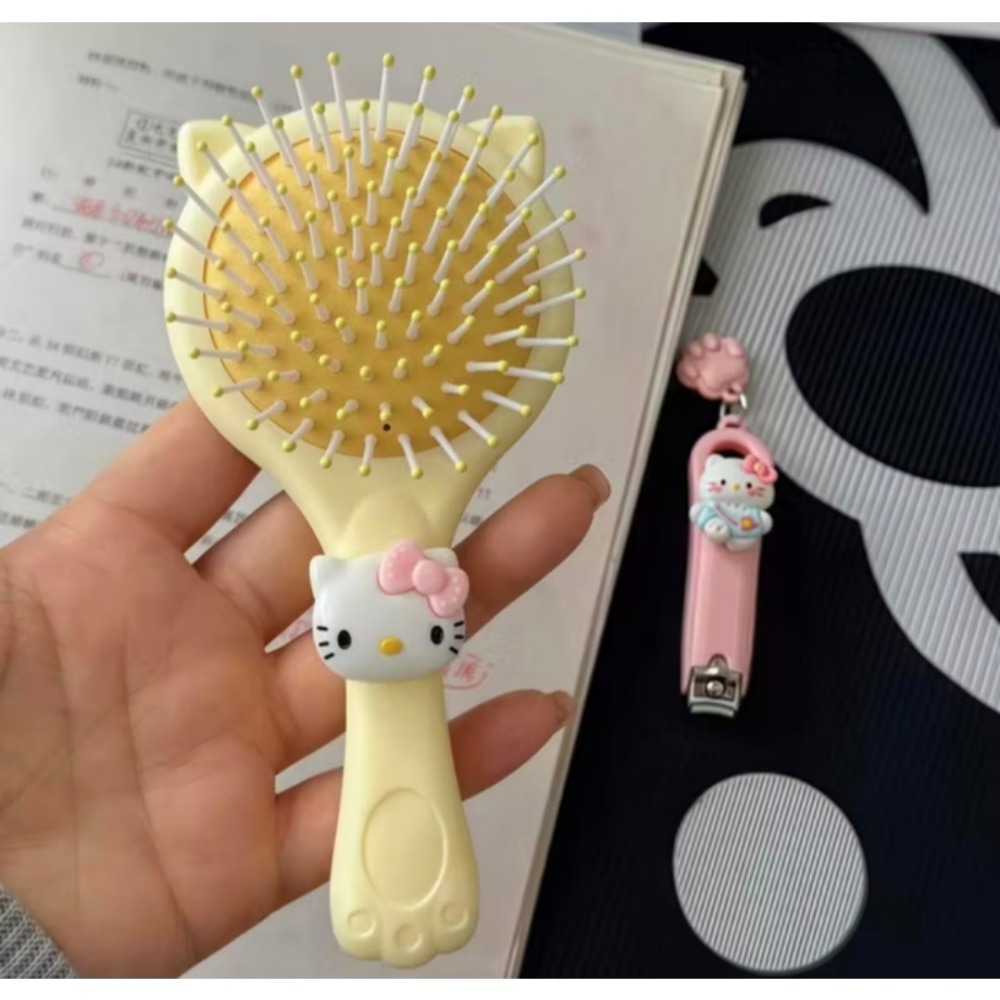 kitty貓 氣囊二合一鏡梳-規格圖4