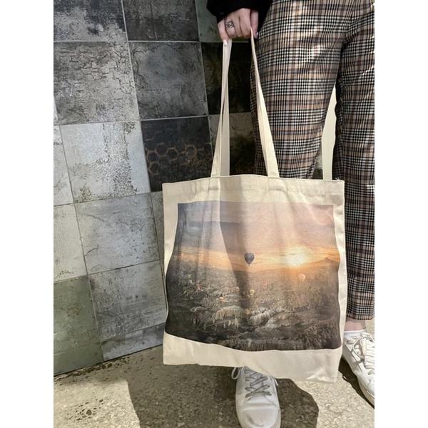 🇹🇷土耳其熱氣球大帆布袋/購物袋/媽媽包-細節圖2