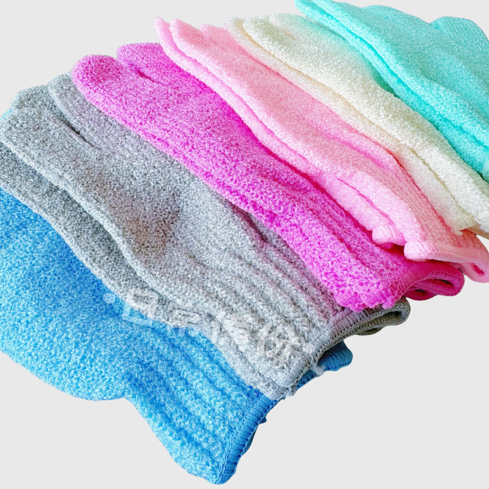 蜜妮美思 尼龍沐浴手套 1雙入 沐浴手套 浴室 浴室用品 沐浴刷 沐浴巾 沐浴球 洗澡球 洗澡 沐浴 搓澡 手套 搓背-細節圖4