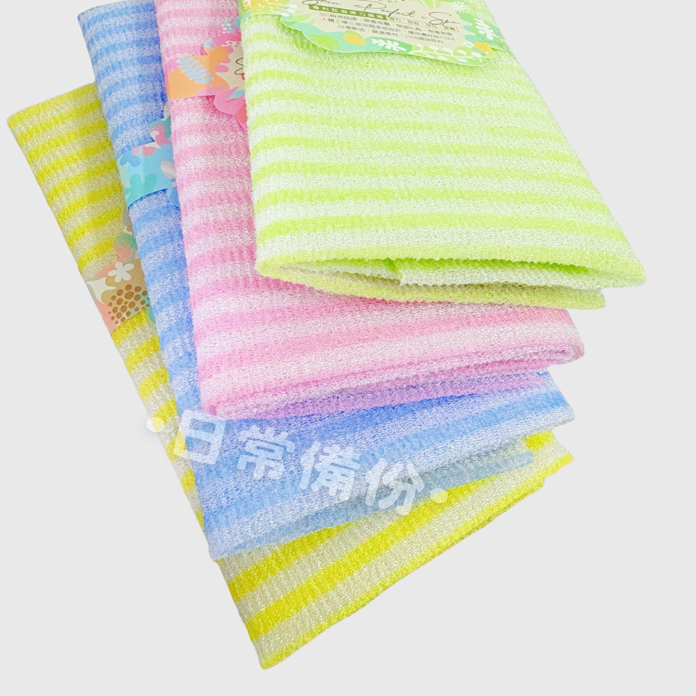 詰朵斯 普普風尼龍沐浴巾 台灣製 時尚設計 去角質 去角質沐浴巾 尼龍搓澡巾 普普風沐浴巾 洗澡巾 沐浴巾 去角質必備-細節圖3