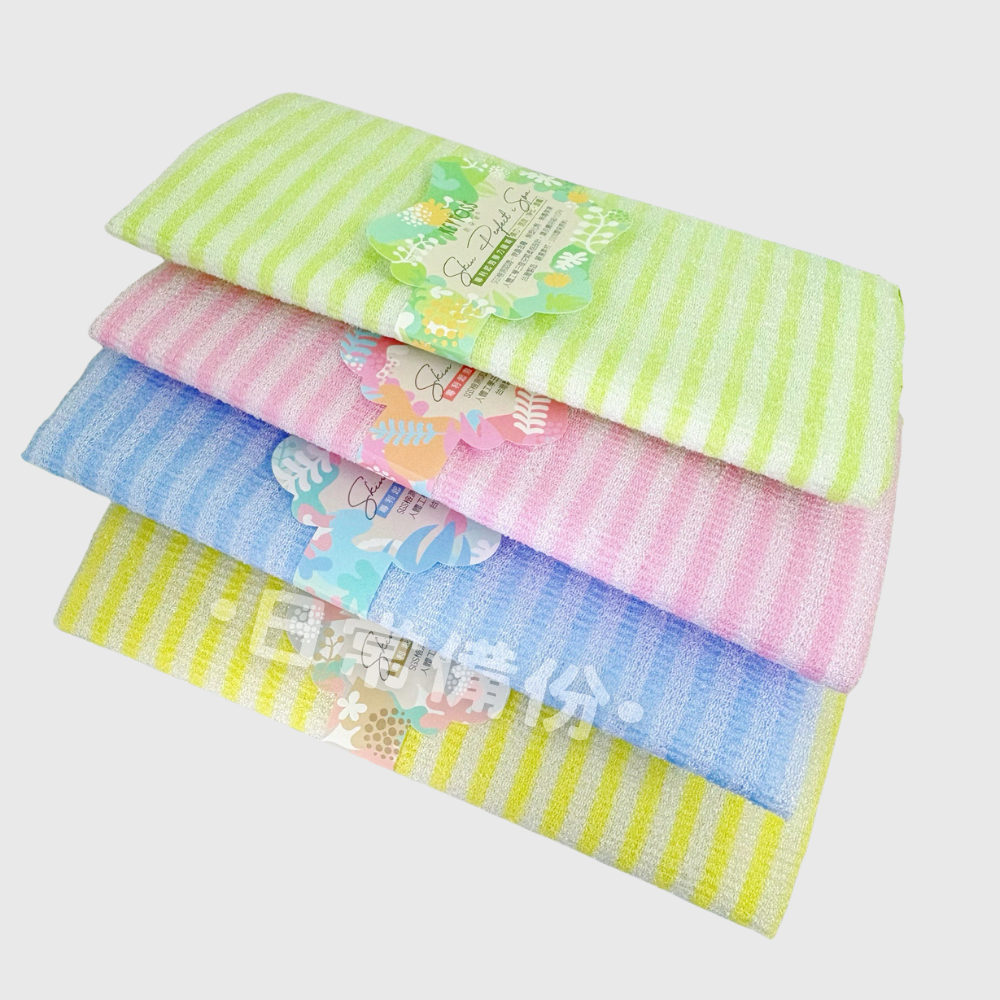 詰朵斯 普普風尼龍沐浴巾 台灣製 時尚設計 去角質 去角質沐浴巾 尼龍搓澡巾 普普風沐浴巾 洗澡巾 沐浴巾 去角質必備-細節圖6