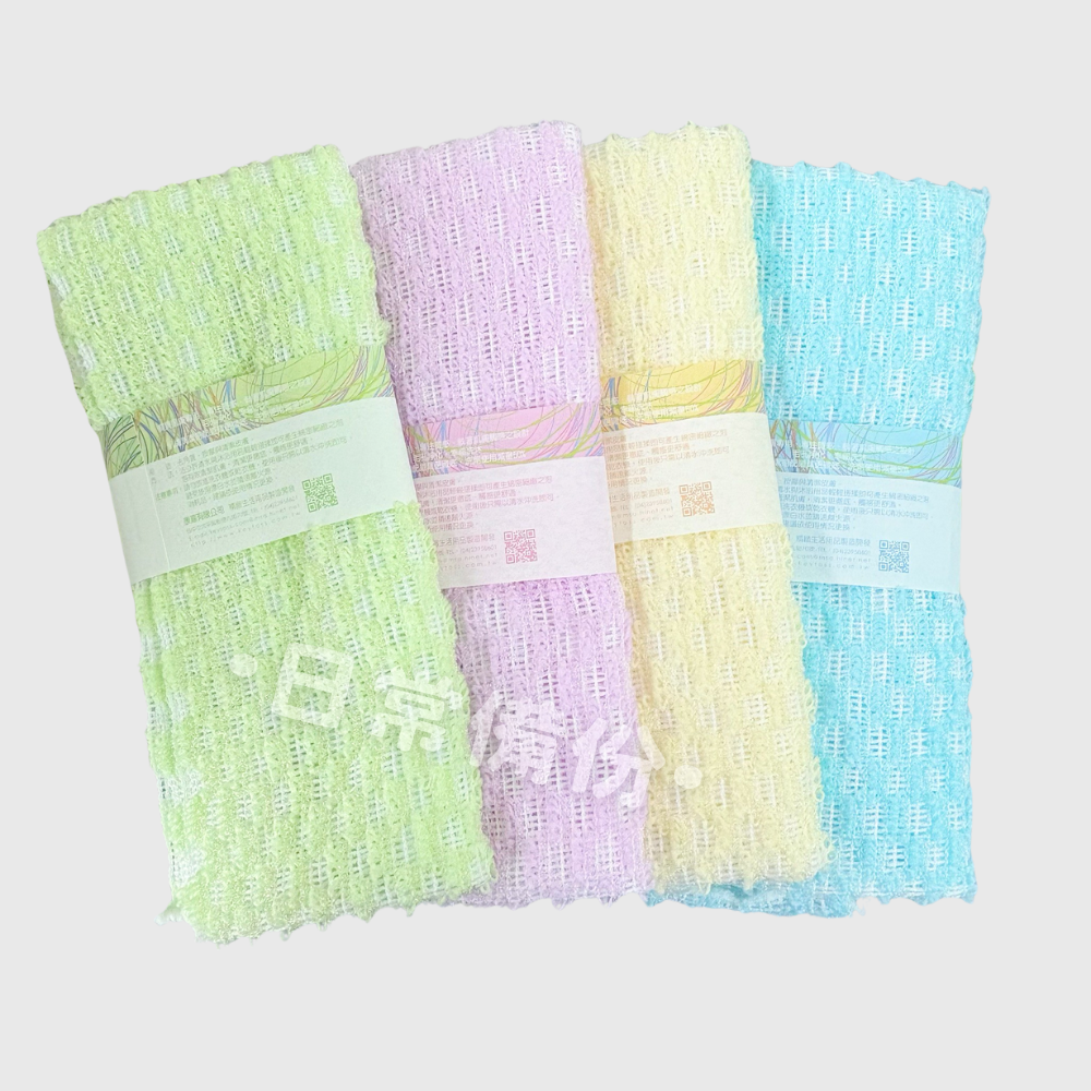 詰朵斯 緹花沐浴巾 格子 台灣製 沐浴巾 洗澡巾 搓澡巾 刷背巾 搓澡條 沐浴條 洗澡 沐浴刷 搓背 沐浴球 沐浴手套-細節圖3