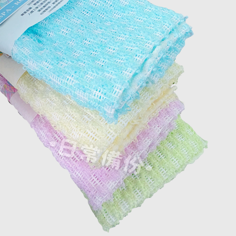 詰朵斯 緹花沐浴巾 格子 台灣製 沐浴巾 洗澡巾 搓澡巾 刷背巾 搓澡條 沐浴條 洗澡 沐浴刷 搓背 沐浴球 沐浴手套-細節圖6