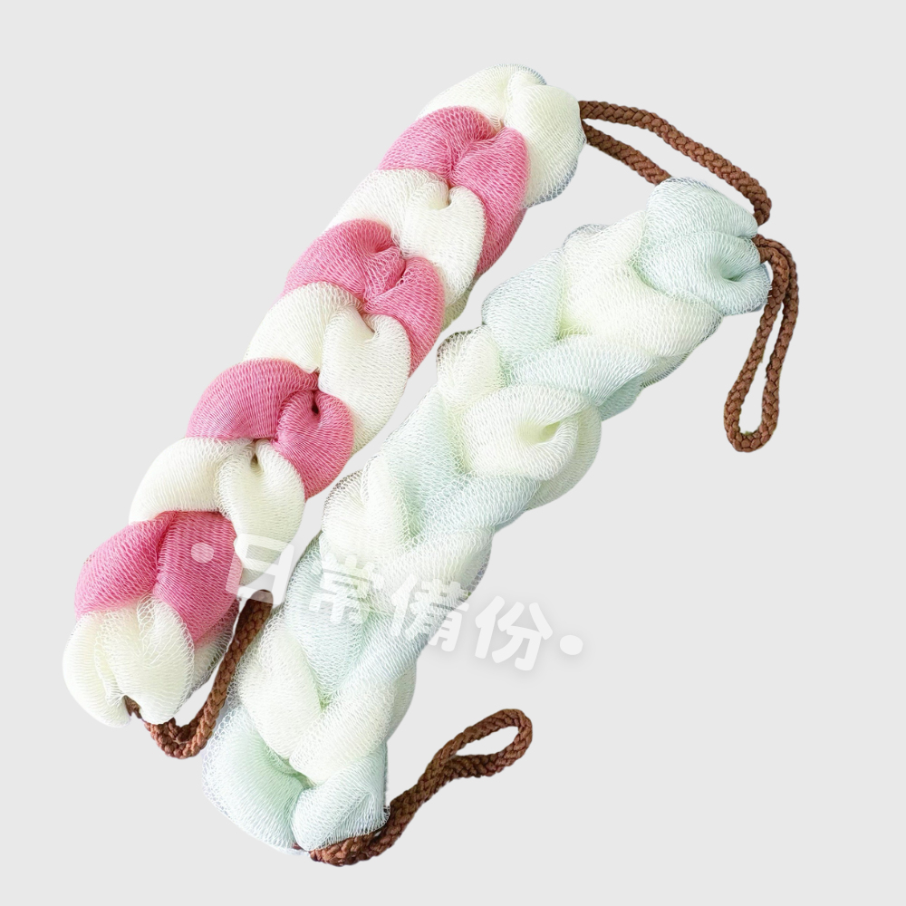 皮久熊 肌觸感沐浴拉條 去角質 去角質沐浴巾 搓背巾 沐浴巾 沐浴球 洗背拉條 沐浴拉條 搓背拉條 拉背條 洗澡-細節圖3