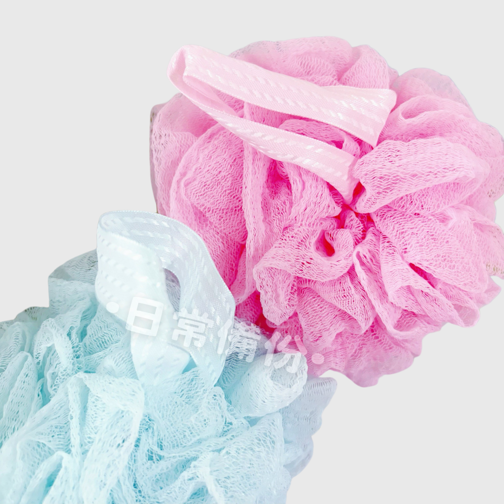 皮久熊 縐縐網沐浴球 台灣製 去角質沐浴球 去角質 沐浴球 沐浴刷 沐浴巾 去角質必備 沐浴 浴室 沐浴手套 洗澡必備-細節圖3