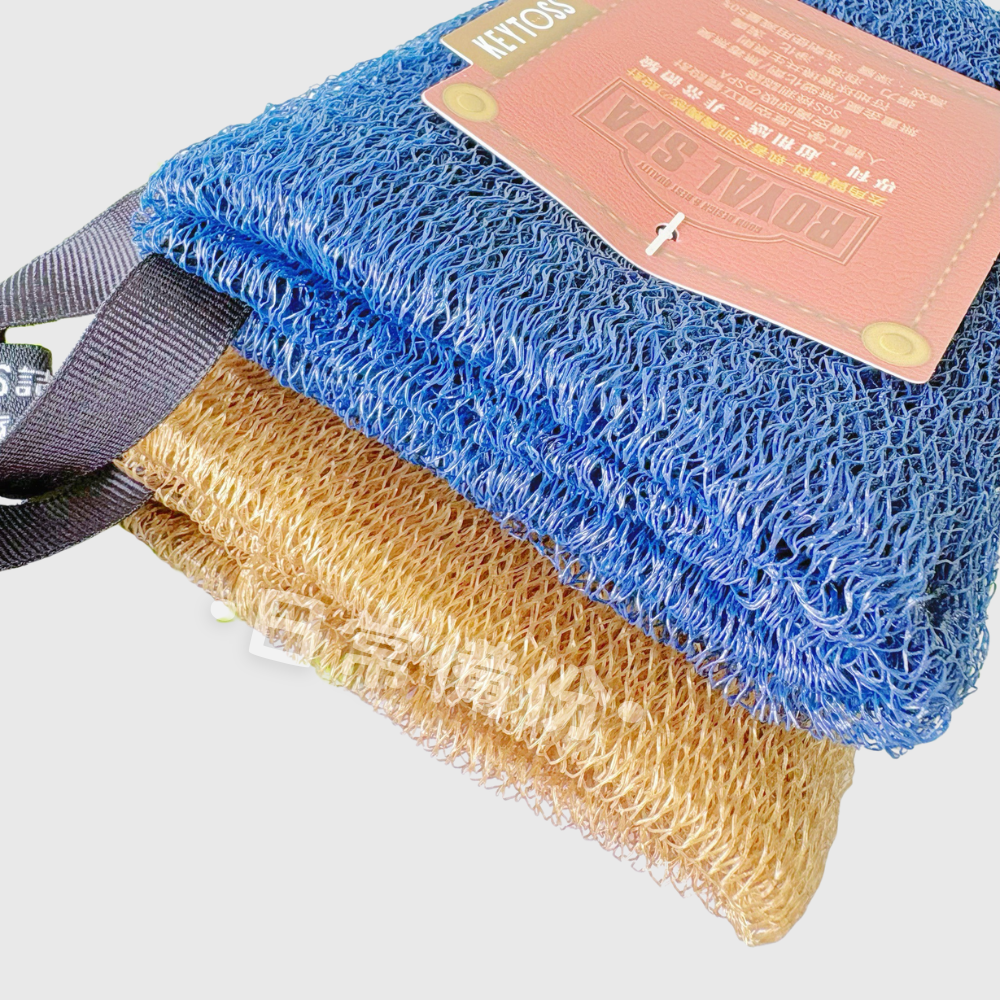 詰朵斯 Royal SPA 去角質厚織粗感絲瓜布 台灣製 去角質洗澡巾 去角質 洗澡巾 去角質必備 沐浴巾 沐浴球-細節圖6