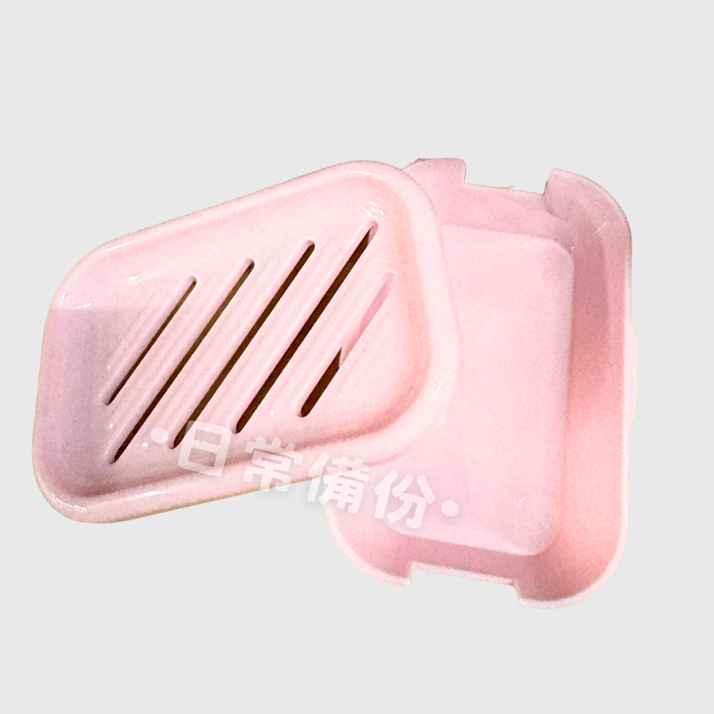 佳斯捷 8165貝麗皂盒 瀝水皂盒 瀝水香皂盒 台灣製 旅行皂盒 攜帶皂盒 雙層瀝水皂盒 肥皂架 免釘皂盒 肥皂盒-細節圖3