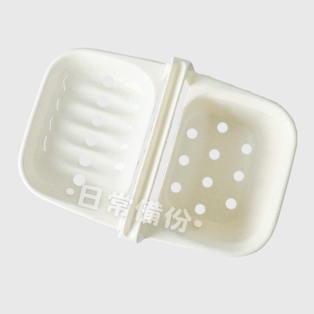 佳斯捷 7861愛麗皂盒 台灣製 肥皂盒 皂盒 台灣製 瀝水皂盒 免釘皂盒 瀝水籃 滴水籃 浴室滴水籃 浴室置物架-細節圖7