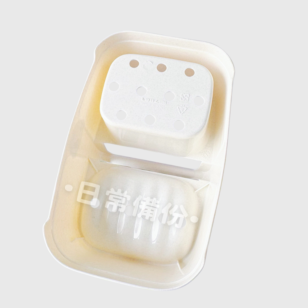 佳斯捷 7861愛麗皂盒 台灣製 肥皂盒 皂盒 台灣製 瀝水皂盒 免釘皂盒 瀝水籃 滴水籃 浴室滴水籃 浴室置物架-細節圖4