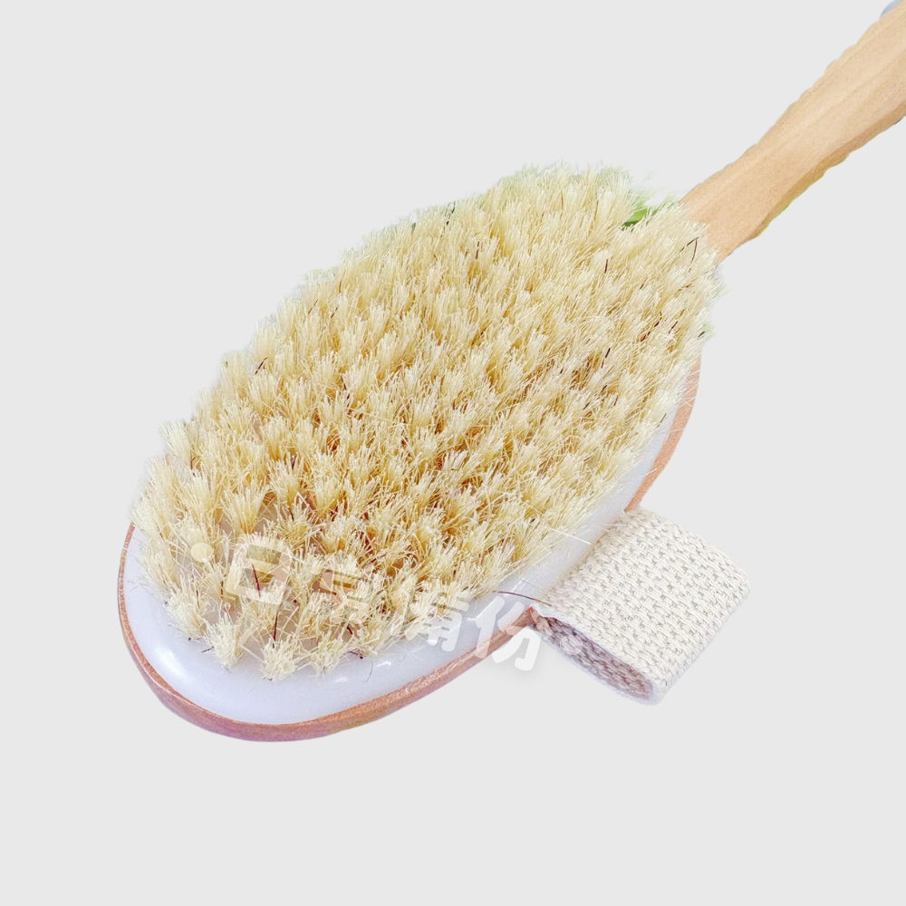 名仕 A級木炳浴刷 沐浴刷 木柄浴刷 長柄 洗背刷 洗背刷 長柄澡刷 身體沐浴刷 沐浴手套 沐浴巾 搓背 可拆卸刷頭-細節圖5