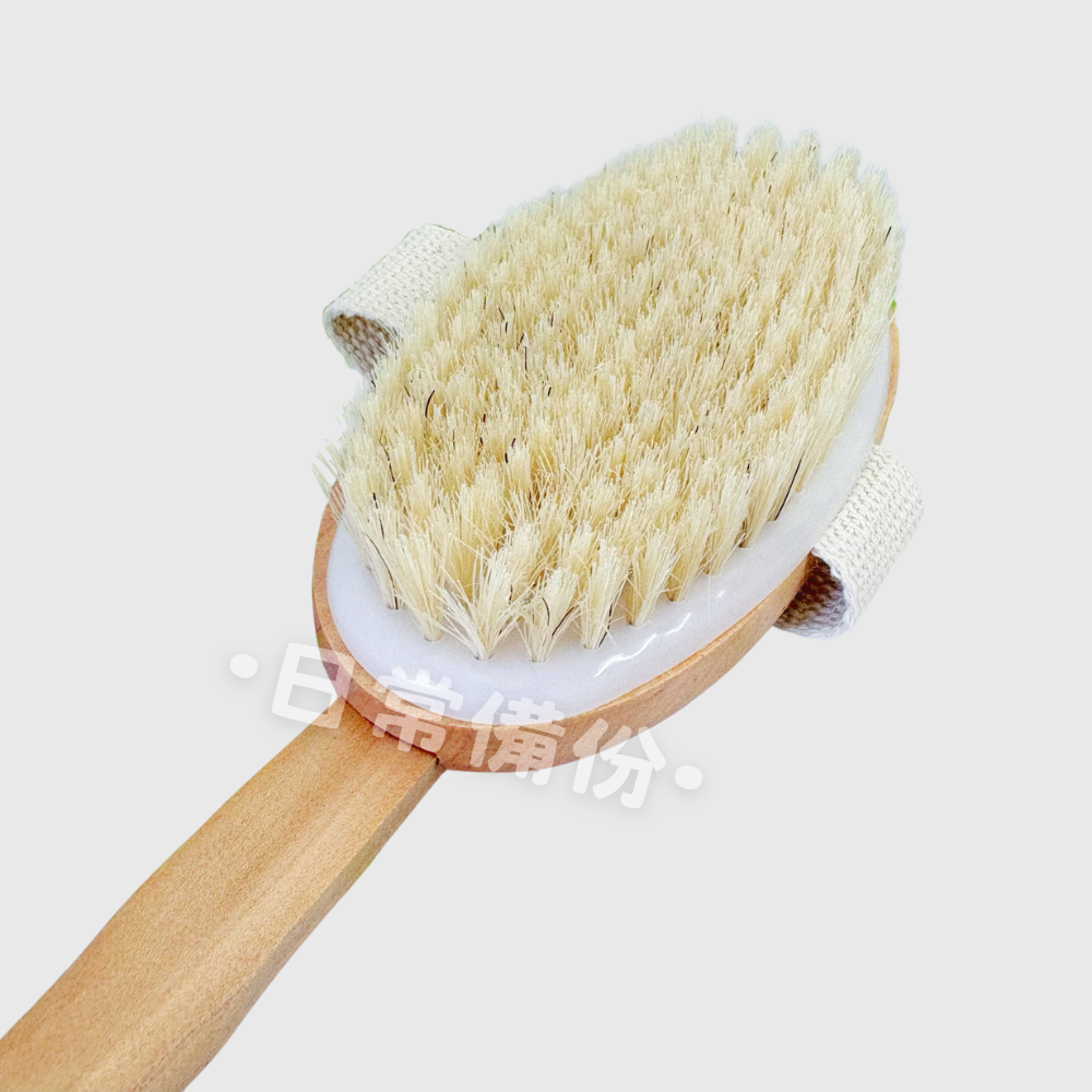 名仕 A級木炳浴刷 沐浴刷 木柄浴刷 長柄 洗背刷 洗背刷 長柄澡刷 身體沐浴刷 沐浴手套 沐浴巾 搓背 可拆卸刷頭-細節圖6