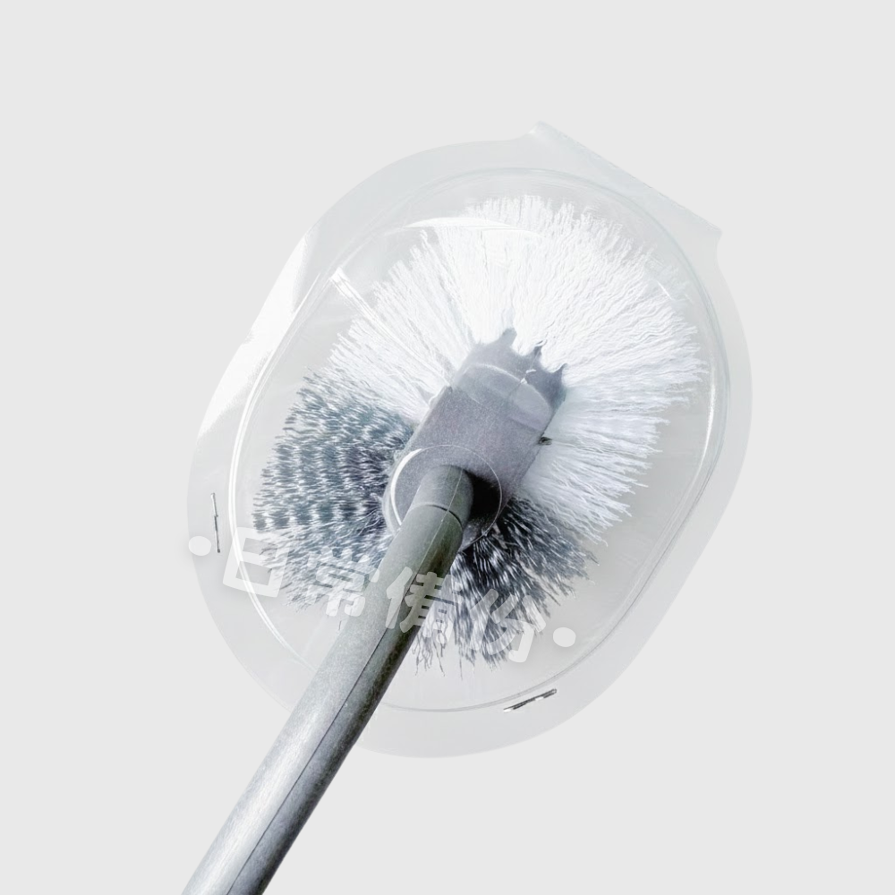 粉彩小兔 日式馬桶刷 馬桶刷 浴室 清潔刷 浴室必備 浴室用品 日式馬桶刷 馬桶刷掛式 馬桶刷長柄 馬桶 日用品 刷子-細節圖3