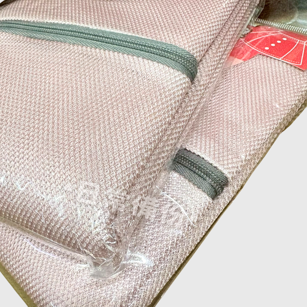 粉彩小兔 玫瑰金洗衣袋 18x15 40x50 50x60 60x60 台灣製 洗衣袋 雙層洗衣袋 內衣洗衣帶 洗衣網-細節圖3