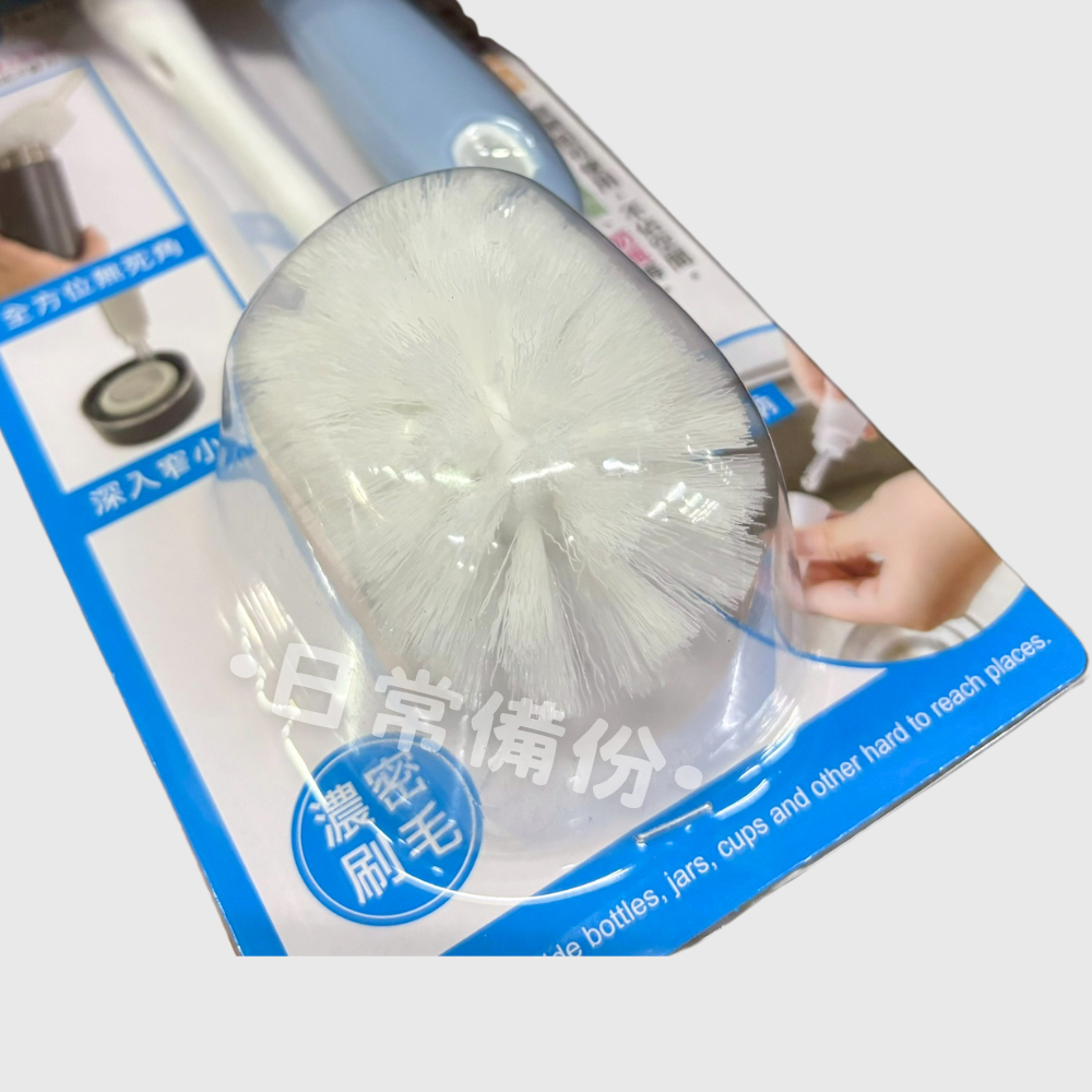 米諾諾 BR-14 二合一保溫瓶清潔刷 菜瓜布 杯子 奶瓶 奶瓶刷 杯刷 洗杯刷 海綿刷 杯子刷 海綿杯刷 長柄杯刷-細節圖5