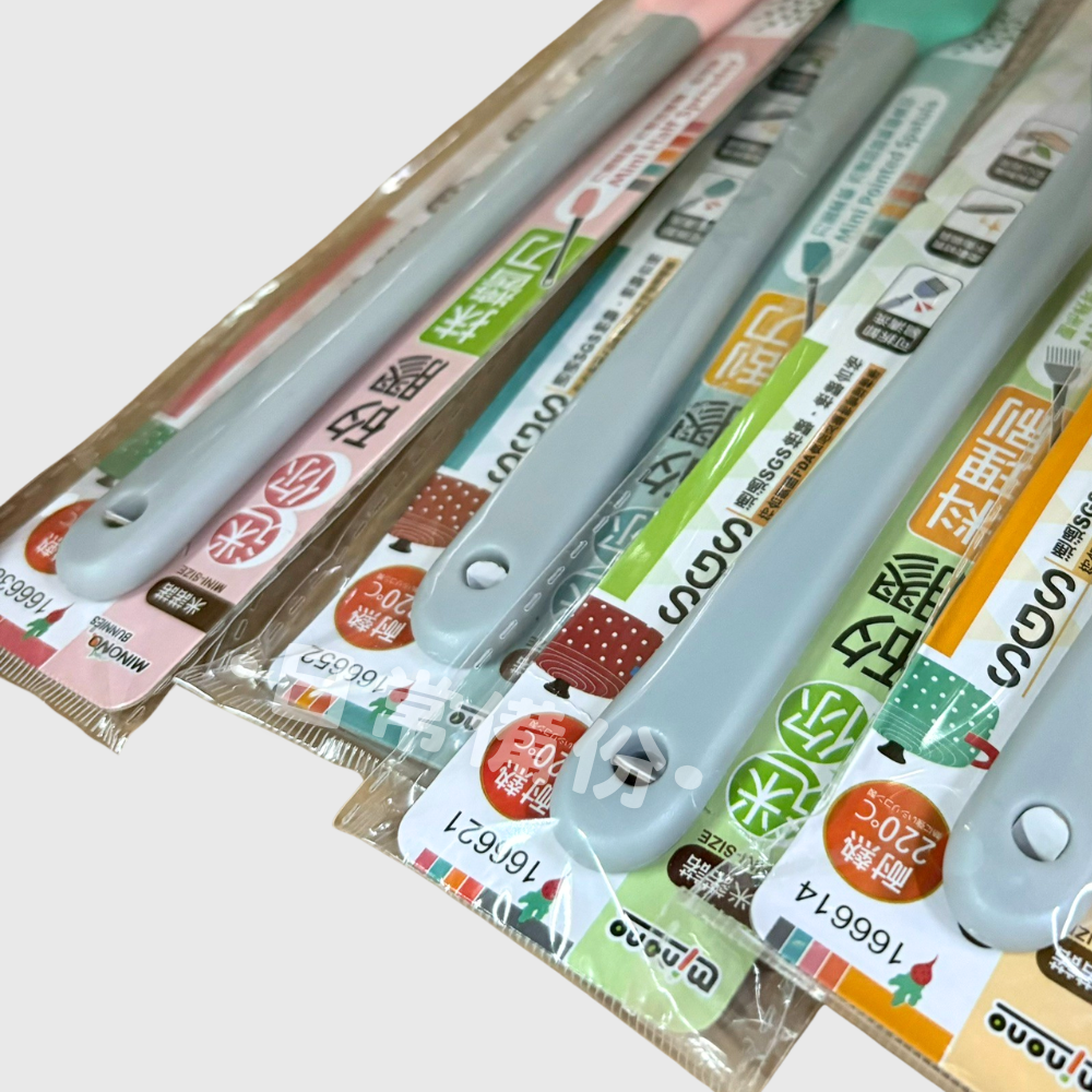 米諾諾 迷你矽膠抹醬刀 迷你矽膠刮刀 迷你矽膠料理刷 迷你矽膠拌炒匙 廚房 餐具 餐廚 烘焙 料理用具 露營 矽膠餐具-細節圖4