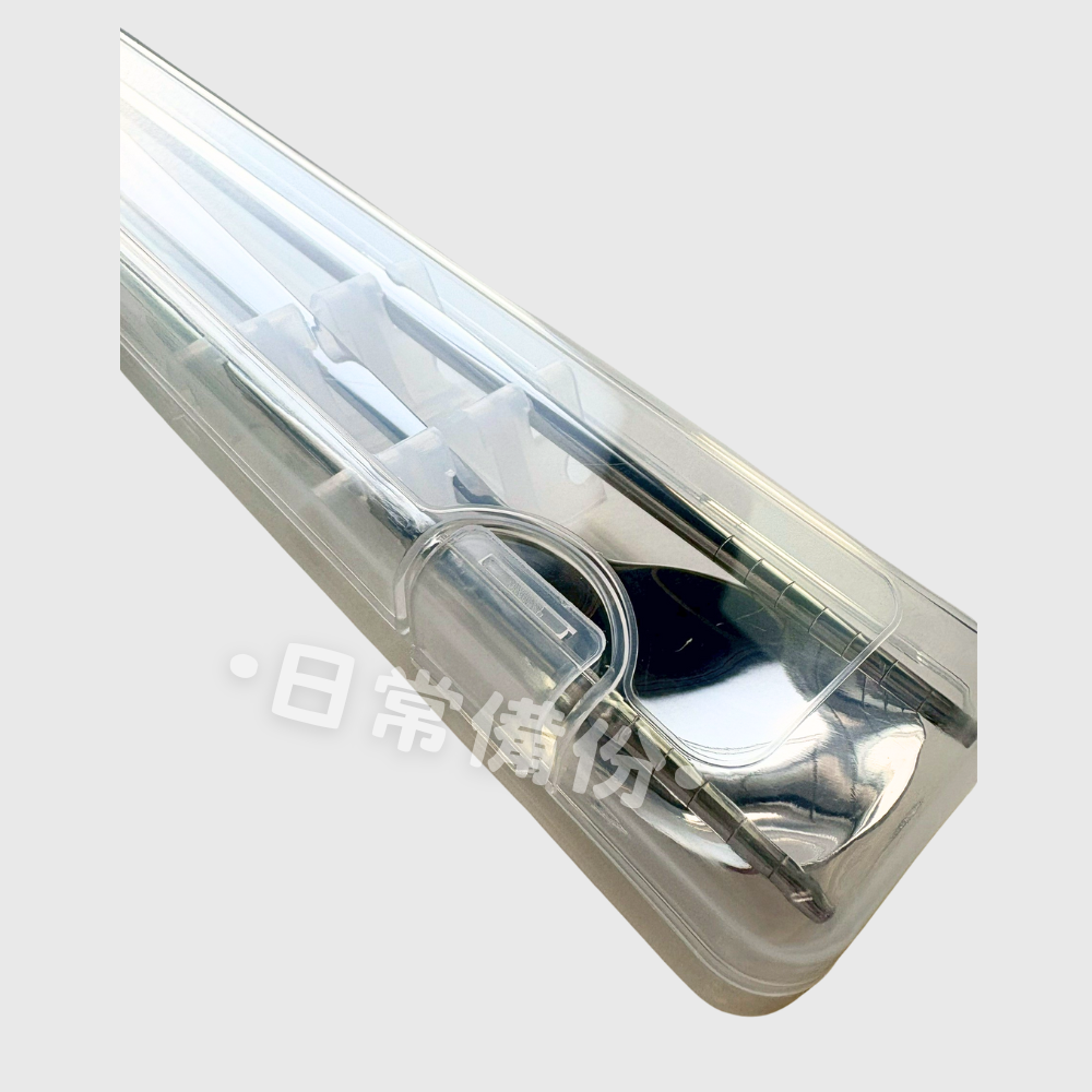 名仕 304不鏽鋼環保方筷組 三件式 不鏽鋼環保筷組 環保筷 隨身筷 方筷 方形筷 三件式餐具組 筷子 湯匙 叉子-細節圖5