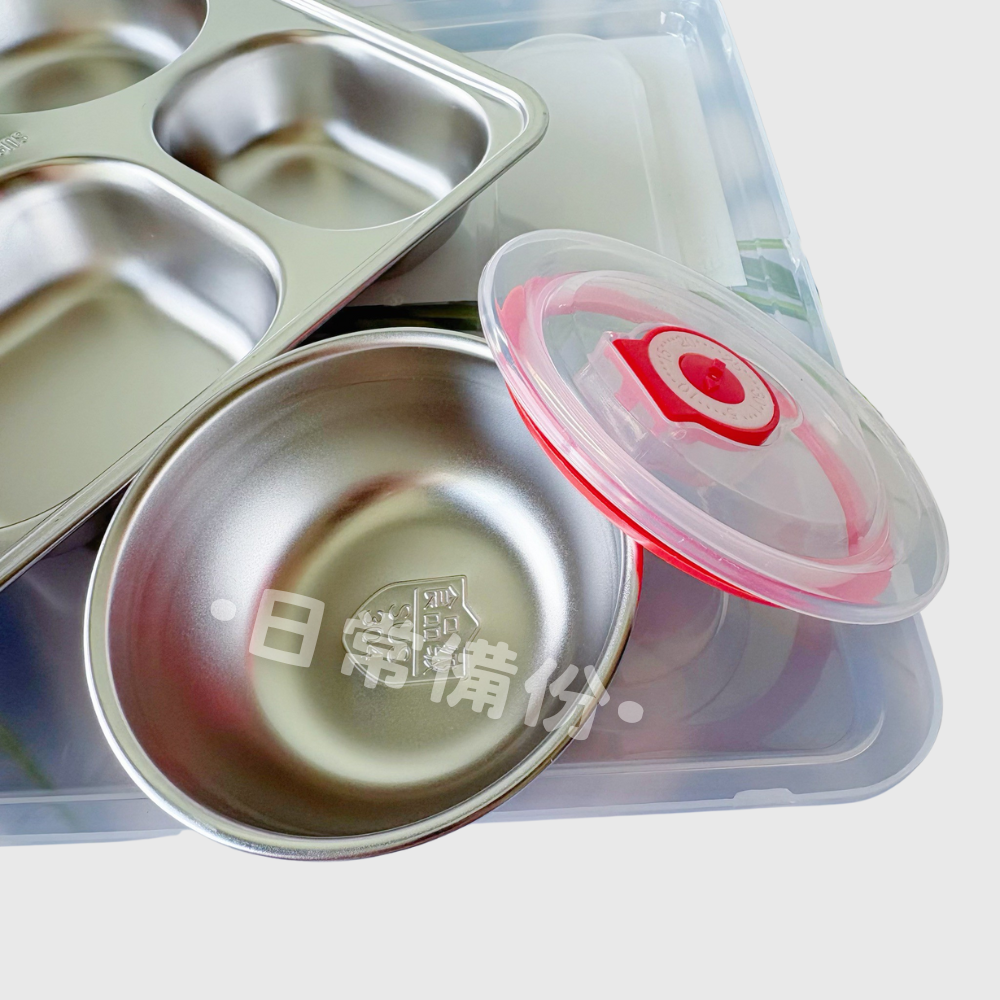 小倆口居家 304不鏽鋼五格餐盒 附蓋子/附碗 台灣製 不鏽鋼餐盒 露營 餐盒 密封盒 不鏽鋼保鮮盒 廚房 便當 料理-細節圖6