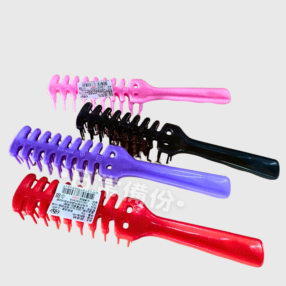 東隆 排骨梳 台灣製 梳子 疏子 寬梳子 髮型工具 美容工具 梳子隨身 露營 梳頭髮 工具 小梳子 隨身梳子 寬版梳子-細節圖4