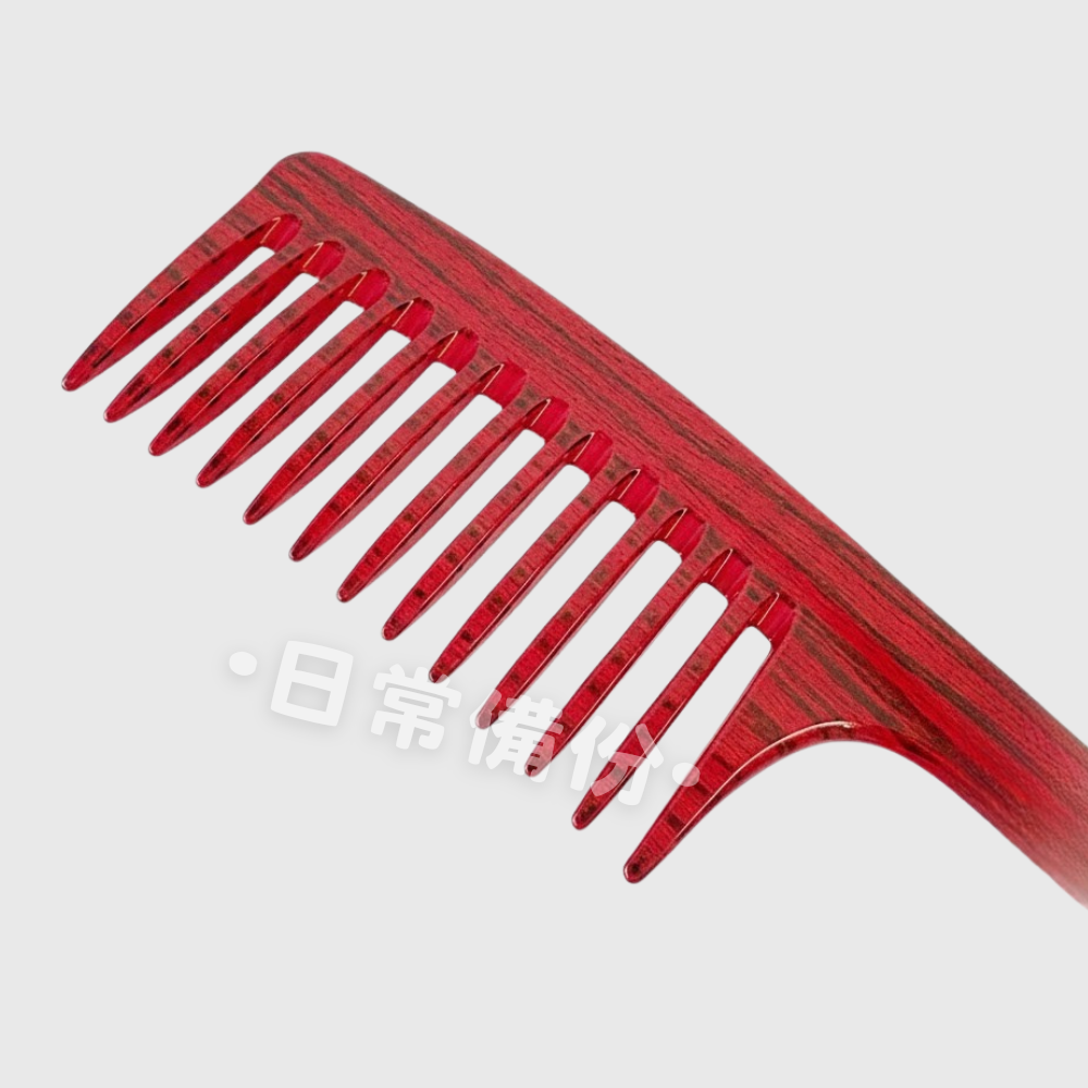 粉彩小兔 CR101 大菜刀梳 疏子 扁梳子 寬梳子 髮型工具 美容工具 露營 日用品 梳頭髮 工具 小梳子 隨身梳子-細節圖3