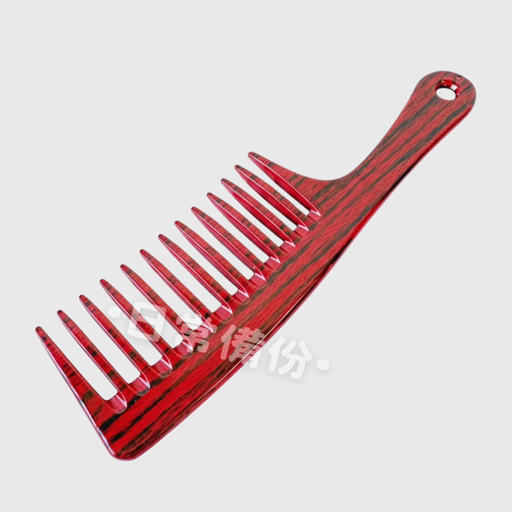 粉彩小兔 CR101 大菜刀梳 疏子 扁梳子 寬梳子 髮型工具 美容工具 露營 日用品 梳頭髮 工具 小梳子 隨身梳子-細節圖4