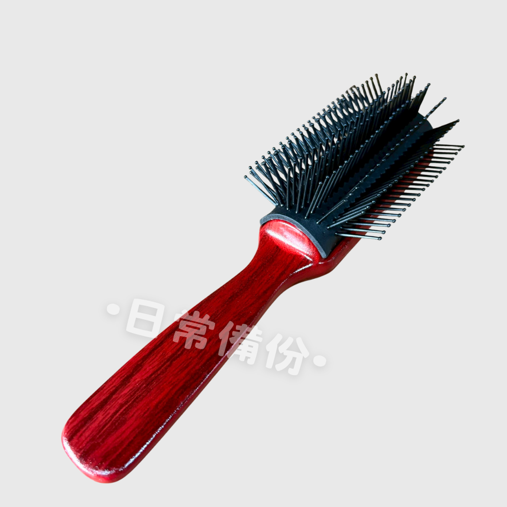 粉彩小兔 九排梳 YR-501 台灣製 疏子 寬梳子 髮型工具 美容工具 露營 日用品 梳頭髮 工具 小梳子 隨身梳子-細節圖4