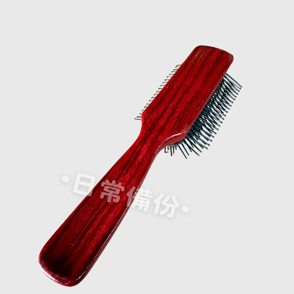 粉彩小兔 九排梳 YR-501 台灣製 疏子 寬梳子 髮型工具 美容工具 露營 日用品 梳頭髮 工具 小梳子 隨身梳子-細節圖5