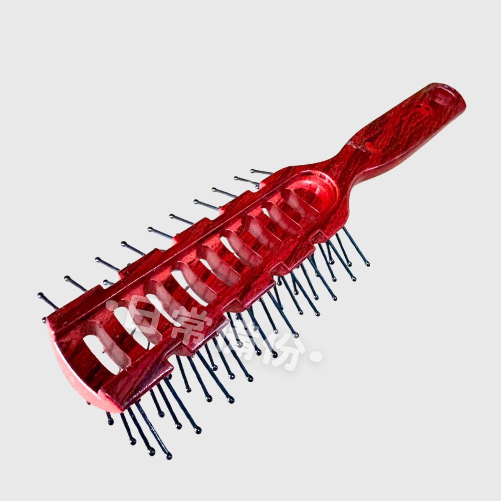 粉彩小兔 排骨梳 YR306 台灣製 梳子 寬梳子 髮型工具 美容工具 露營 梳頭髮 小梳子 隨身梳子 出國 梳頭髮-細節圖3