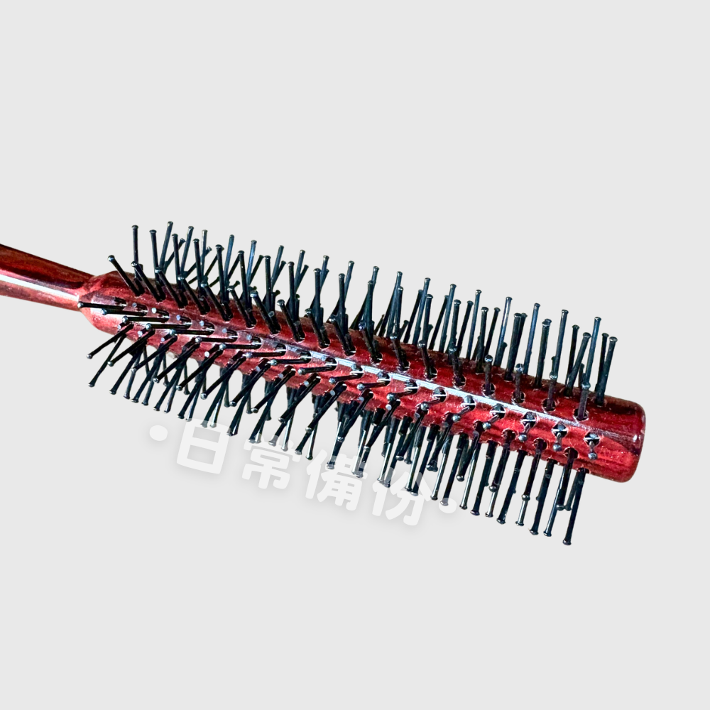 粉彩小兔 捲梳 YR-401 台灣製 疏子 捲梳子 髮型工具 美容工具 露營 日用品 梳頭髮 工具 小梳子 隨身梳子-細節圖3